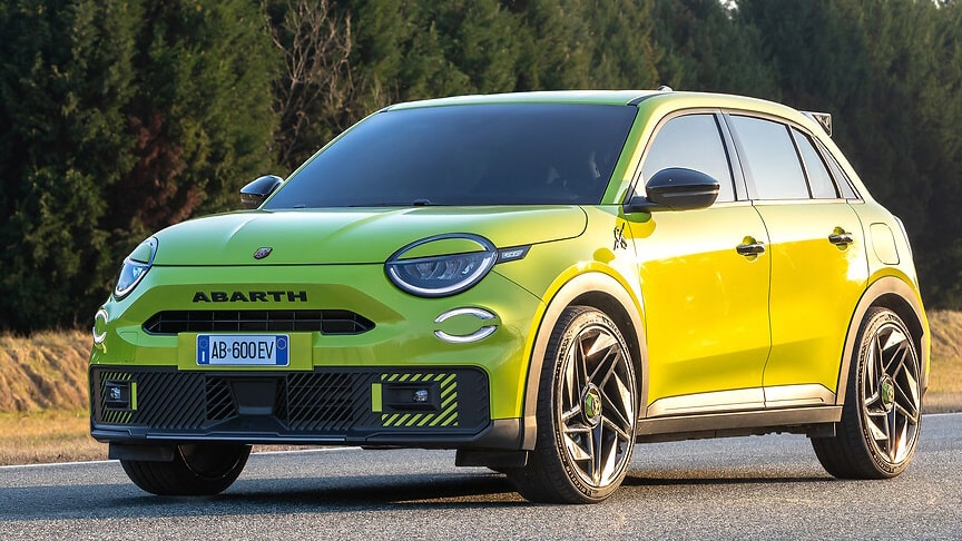 Nový elektrický sportovní vůz ABARTH 600e Turismo