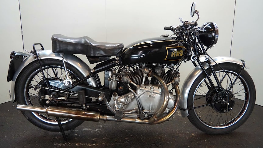 1947 Vincent HRD Rapide B 1947 998cc 2 válec Ohv