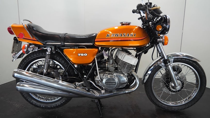 Kawasaki 750 H2 748cc 3 Cyl Ts z roku 1972