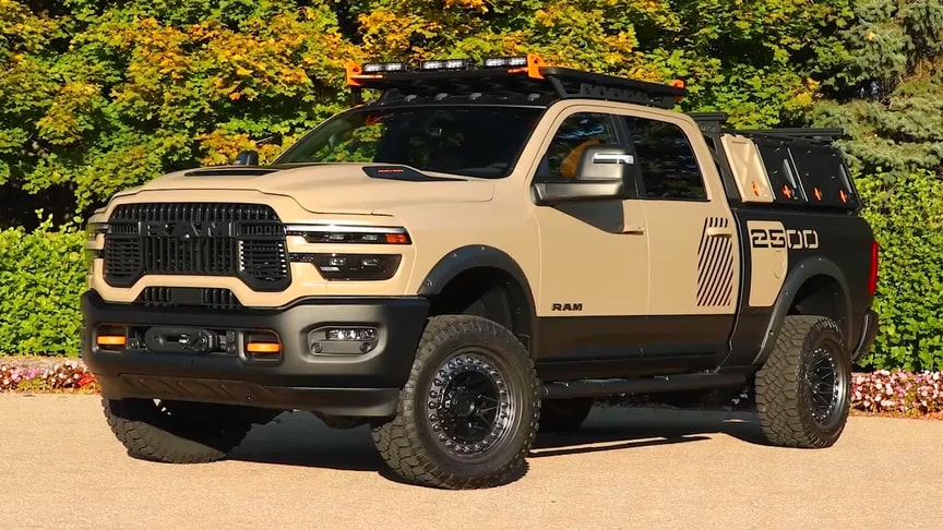 Ram 2500 Power Wagon Concept je silné monstrum do terénu